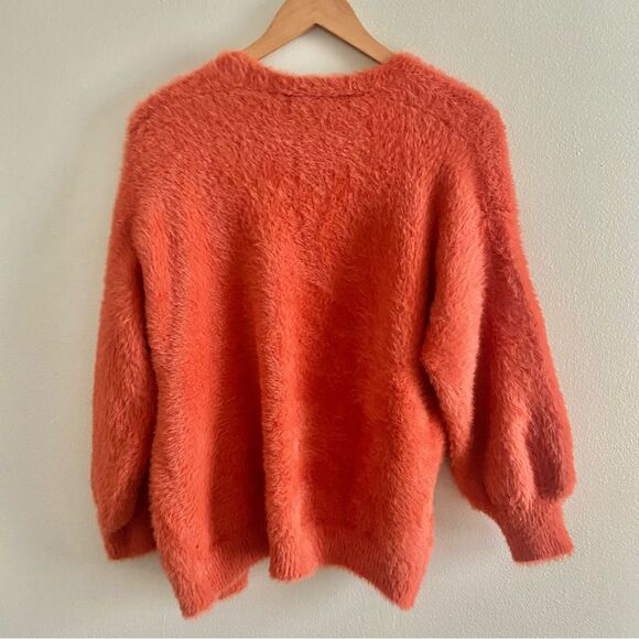 Anthropologie Moon River fuzzy eyelash sweater size Small - Picture 4 of 8